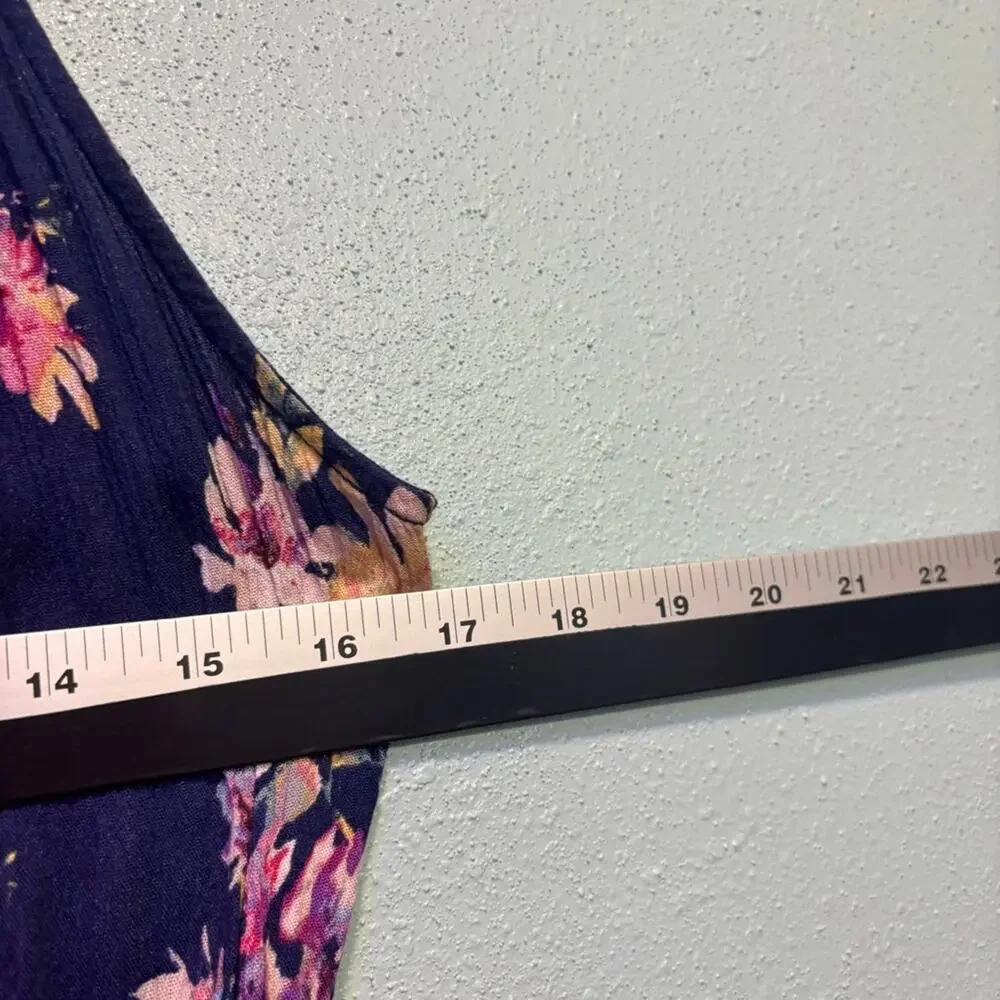 Staccato Women’s Pink and Blue Floral Patterned Halter Sundress Size S - Picture 6 of 7